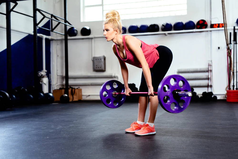 WBCM Performing Deadlifting With Stiff Legs