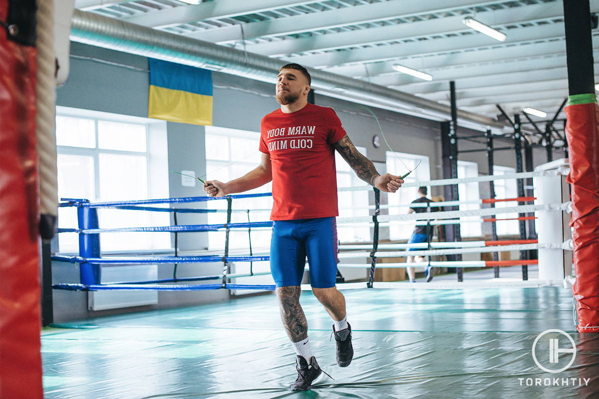 WBCM boxing exercises in ring