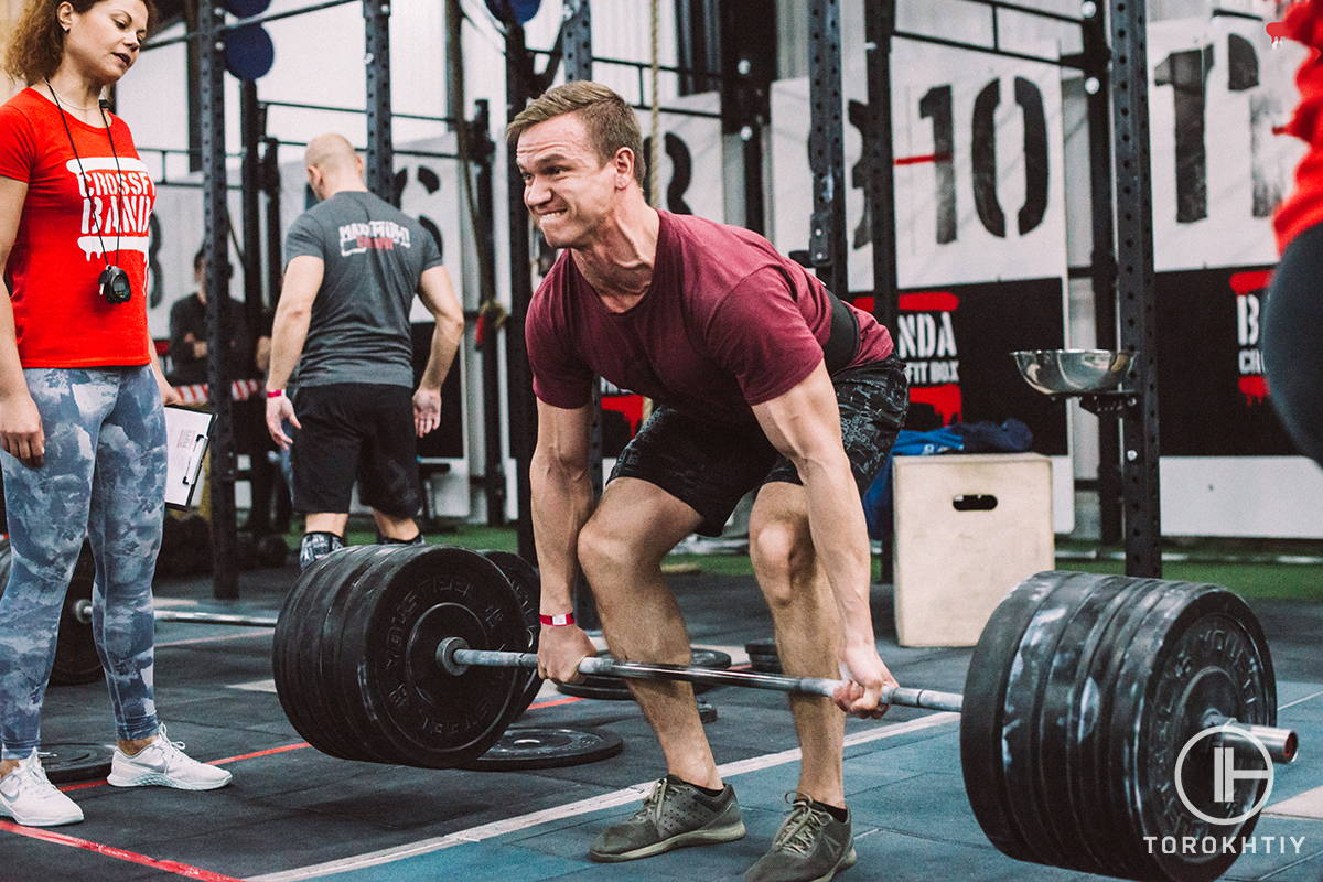 WBCM Performing Deadlifting in The Gym