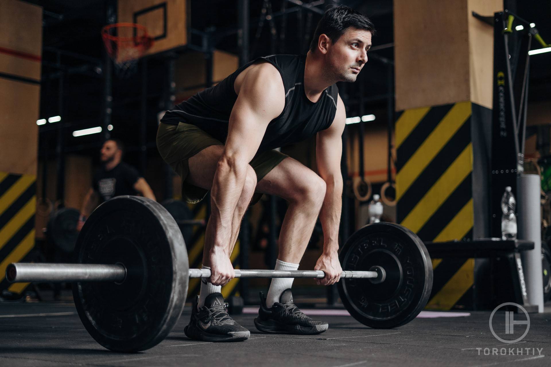 WBCM deadlifting in the gym