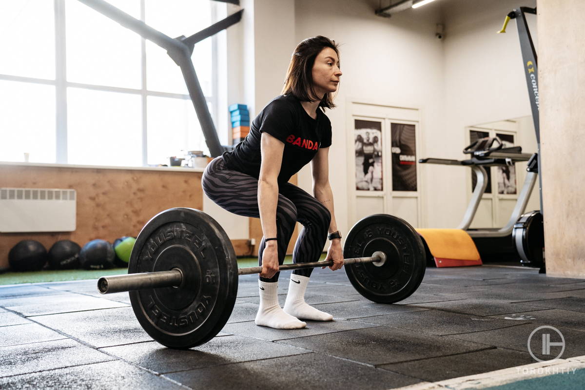 WBCM Performing Deadlift by Women