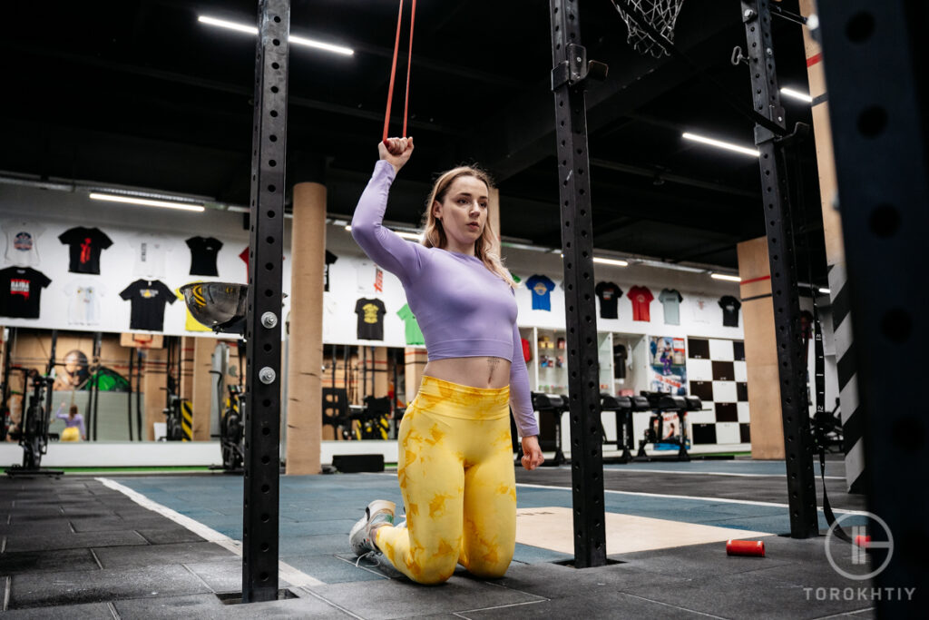 Resistance bands n th gym