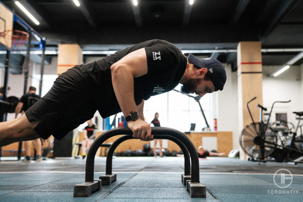 Athlete Doing Dynamic Exercise