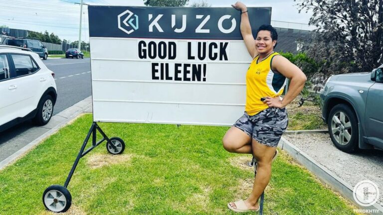 Eileen Cikamatana In Tears After Winning the Pacific Games