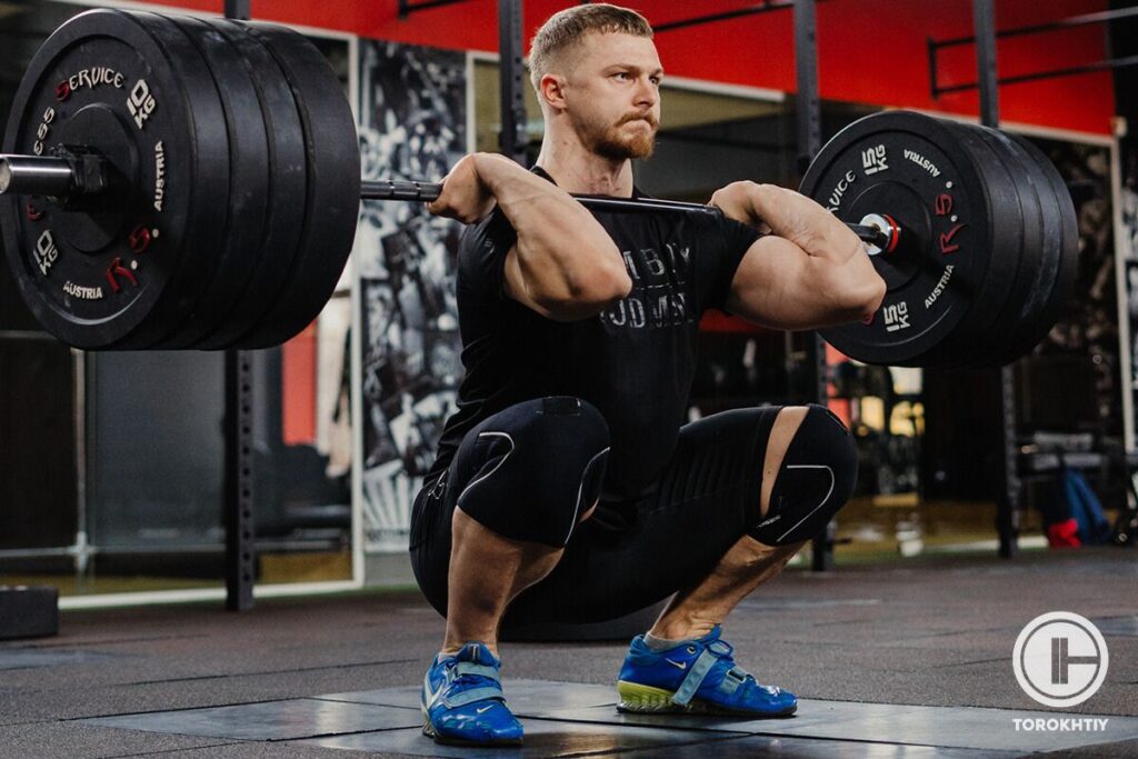 athlete weightlifting training