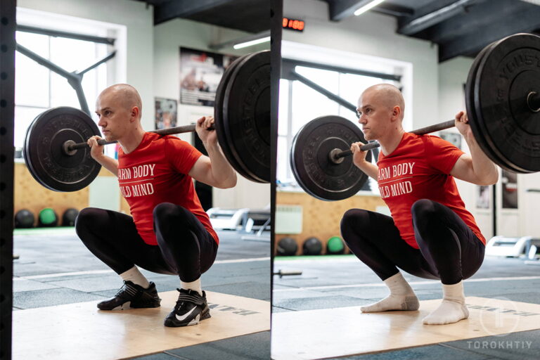 Raised Heels Squatting vs. Flat Heels Squatting