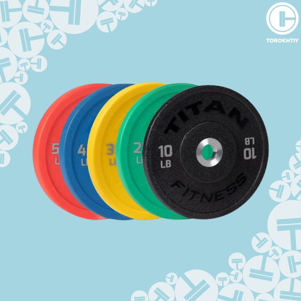 Titan LB Color Urethane Bumper Plates