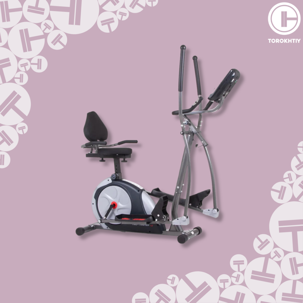 BODY CHAMP 3-in-1 Exercise Machine Plus Two