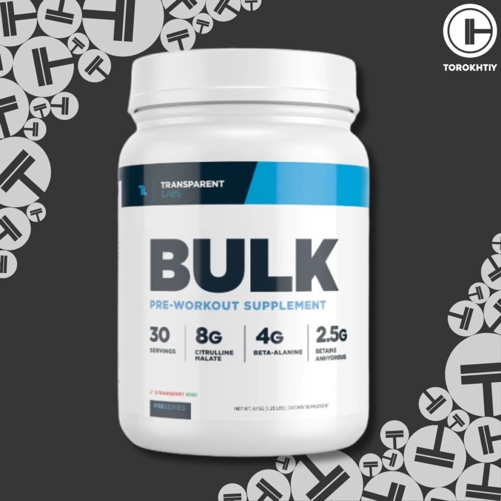 Transparent labs bulk pre workout