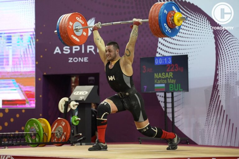 IWF Grand Prix II, Day 7 Recap – Men’s 89 kg: Nasar Reclaims the C&J World Record with 12 Kilos Ahead