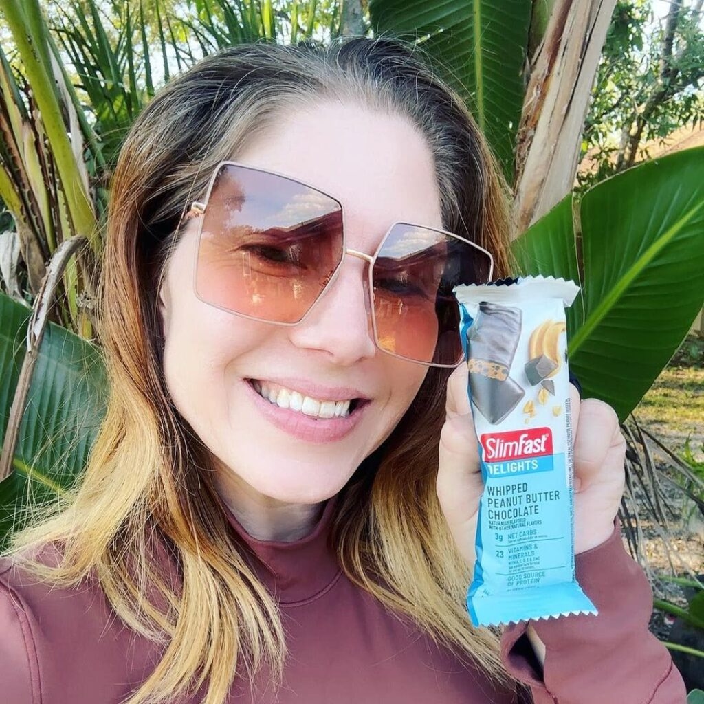 Slimfast delights protein bar instagram