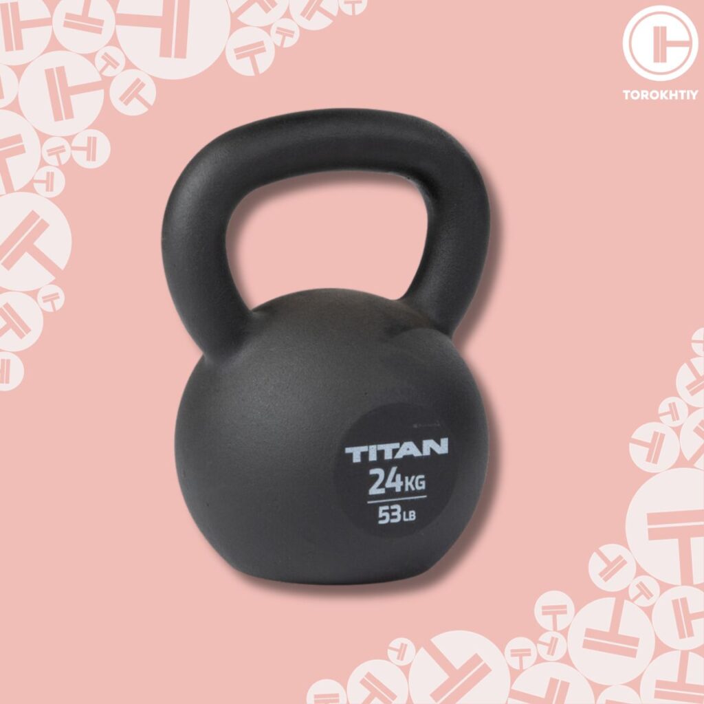 Titan Fitness KG Cast Iron Kettlebells