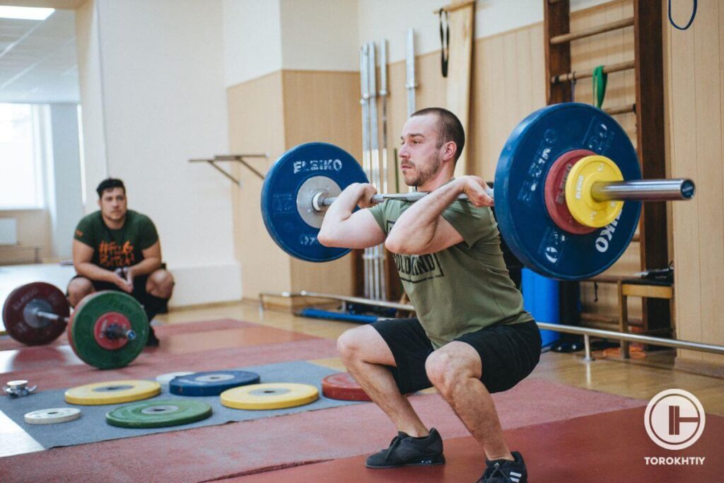 Doing Front Squat