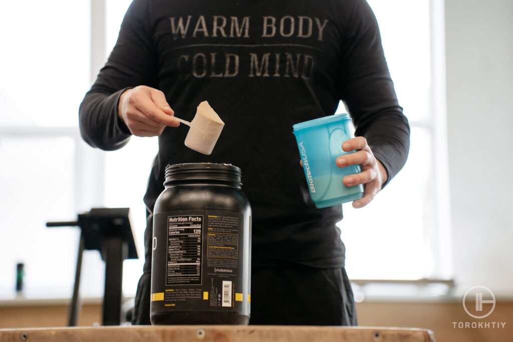 preparing protein drink