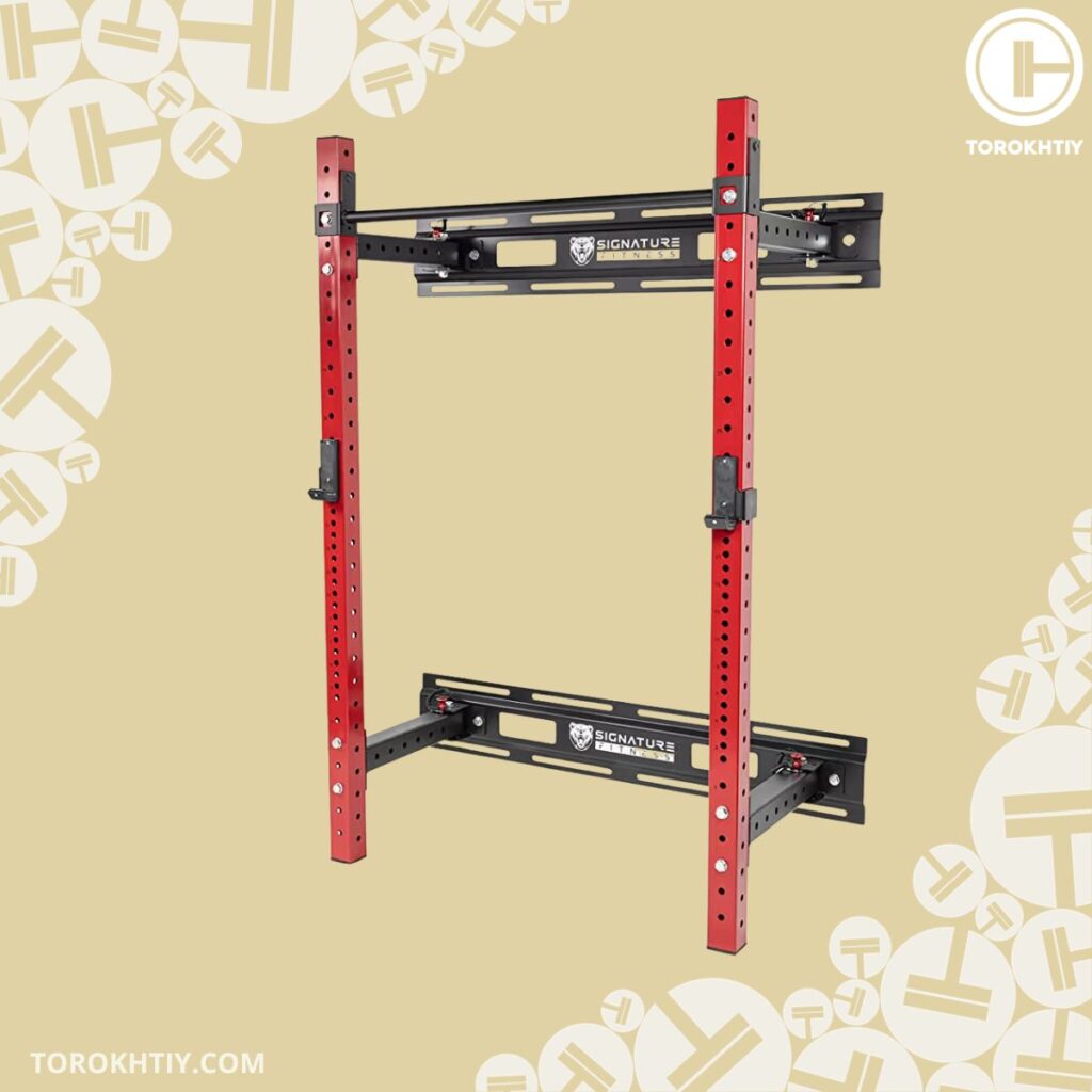 Signature Fitness Fold-in Squat Rack