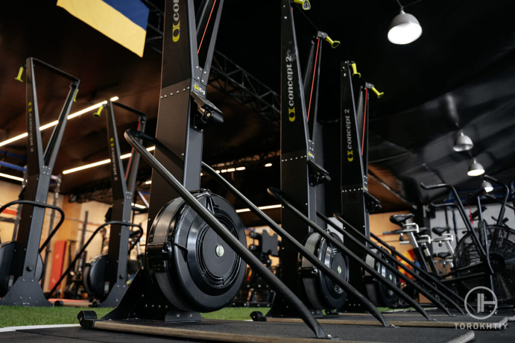 ski machine in gym