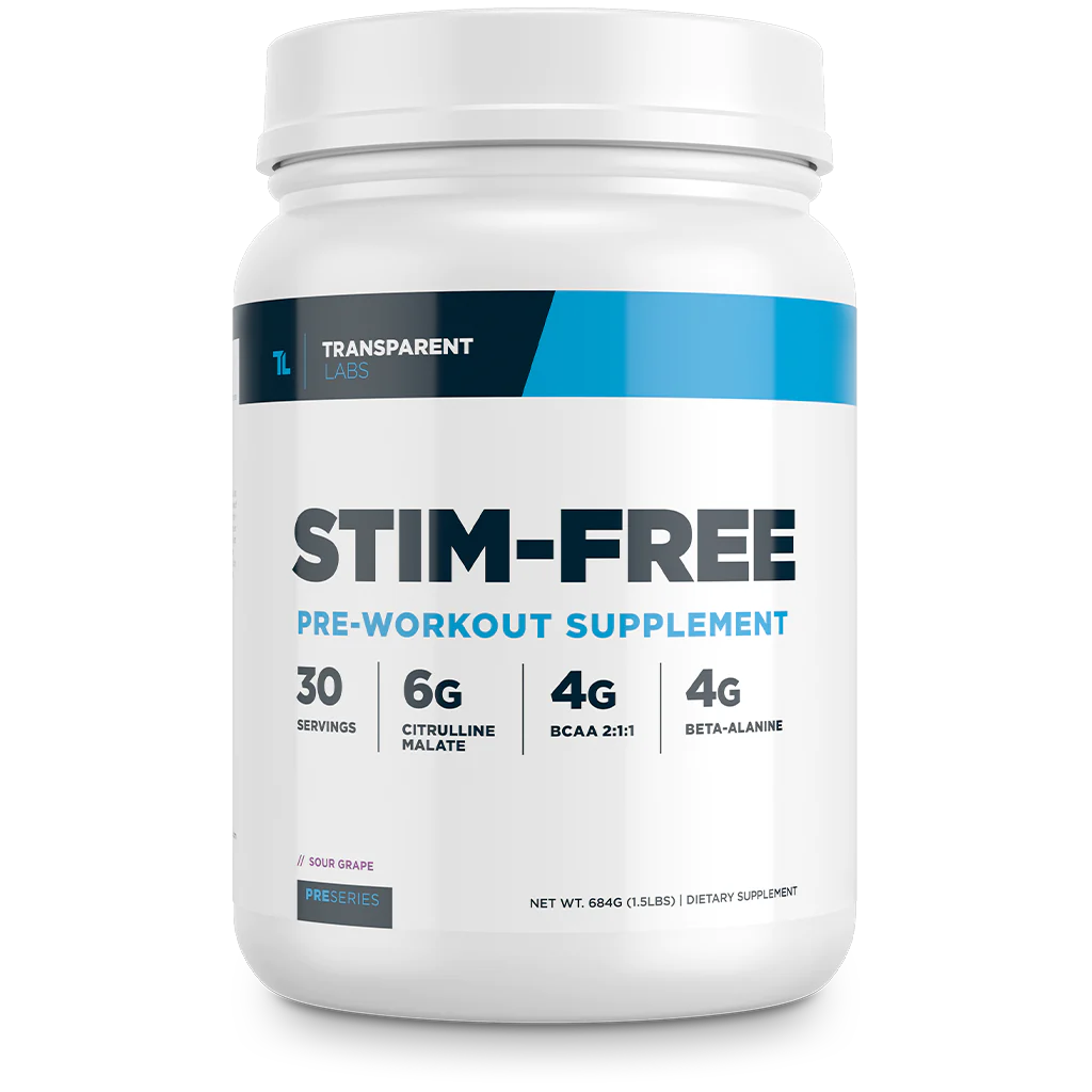 Stim-Free By Transparent Labs