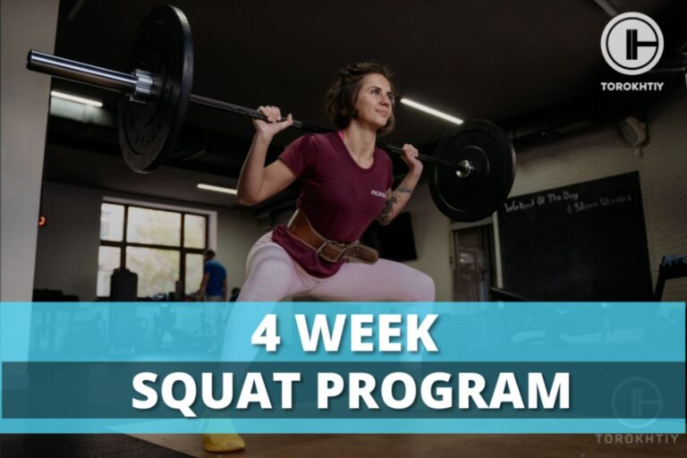 4 week squat program