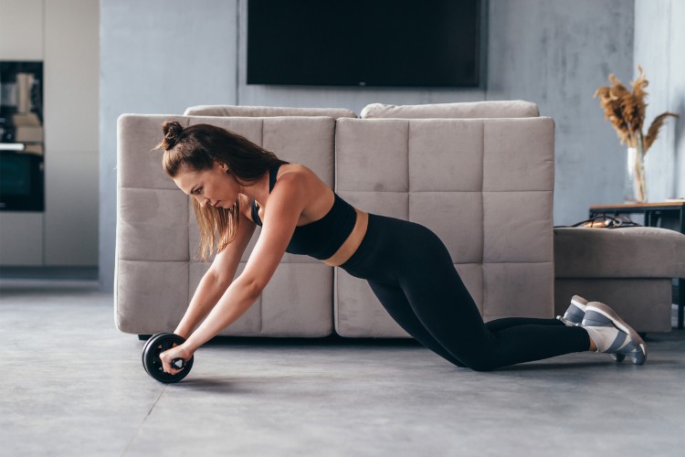 Ab Wheel Rollouts by Female