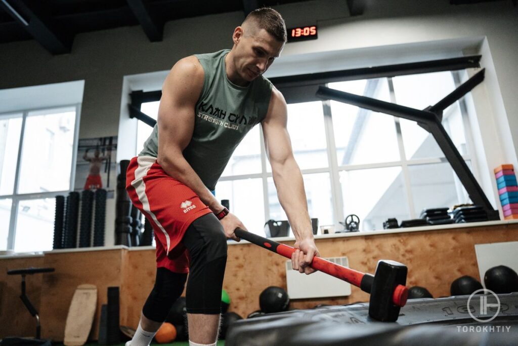 Exercising With Hammer