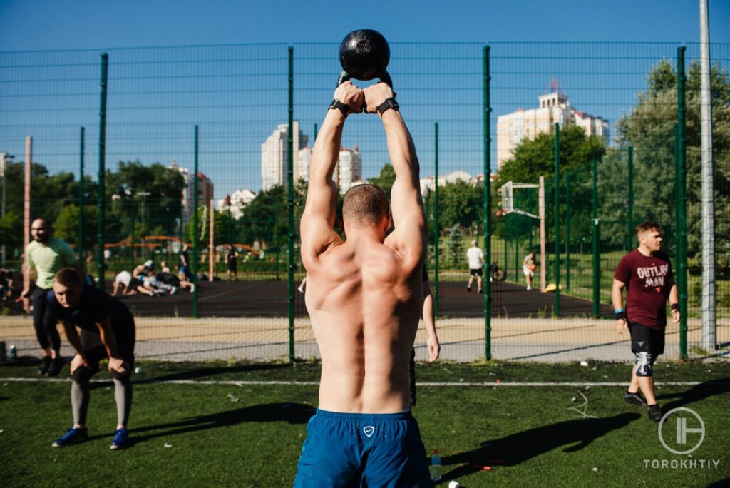 Doing Kettlebell Swings