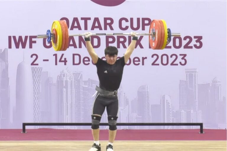 Muratbek Uulu Ishimbek Got the Bronze in the Clean&Jerk Event at the IWF Grand Prix in Doha