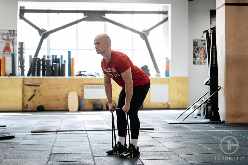 Romanian Deadlift With Bands