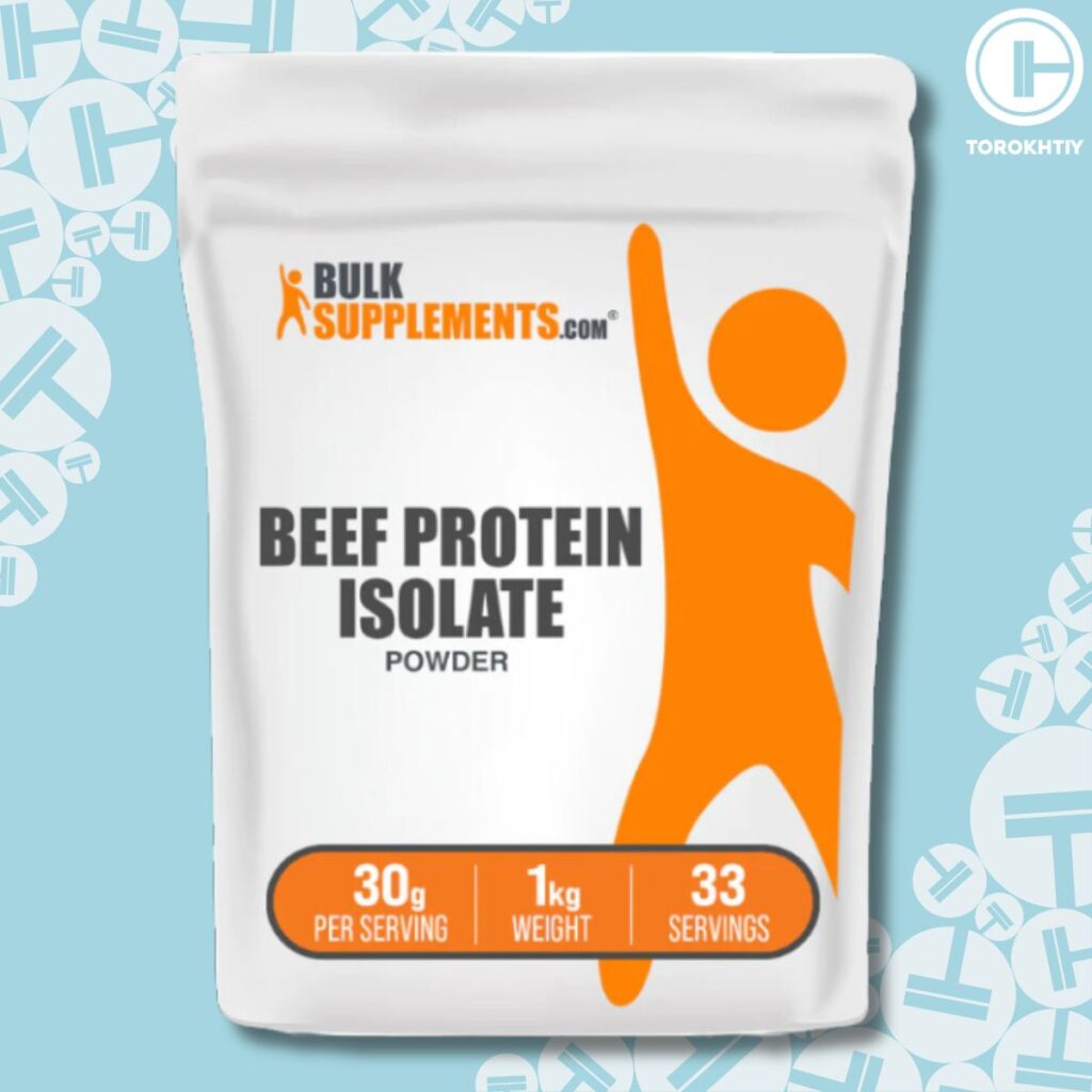 BulkSupplements Beef Protein Isolate