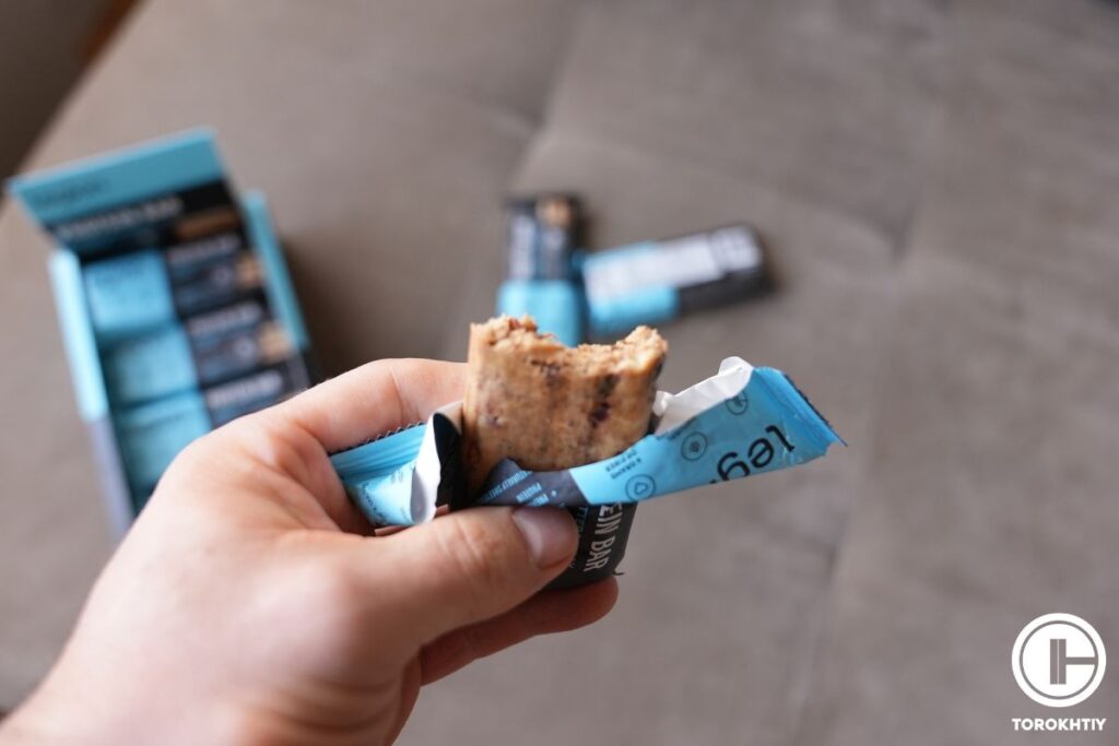 Protein bar one bite