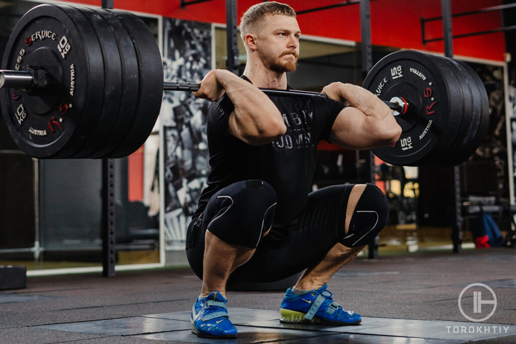 Performing Front Squat