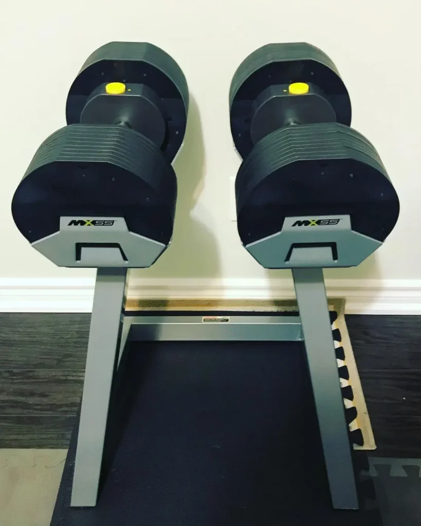 MX55 Adjustable Dumbbells Instagram