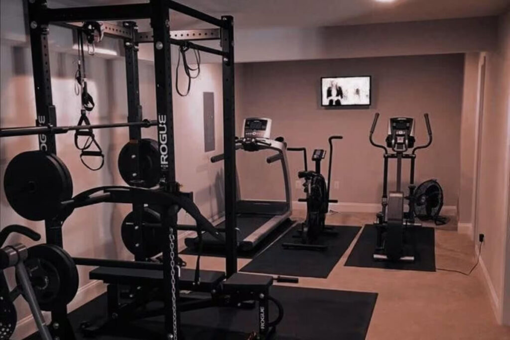 Basement Gym Setup