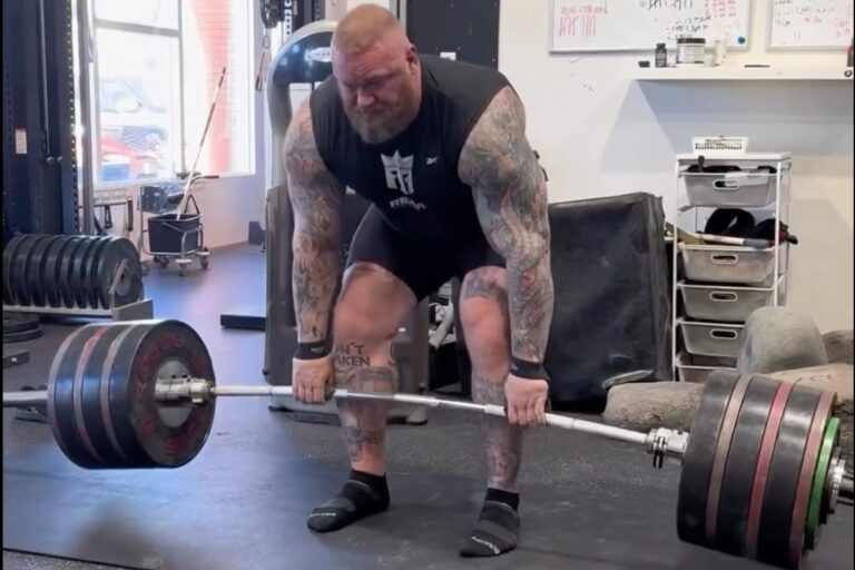 Hafthor Bjornsson Is Preparing for the 2024 Arnold Classic 