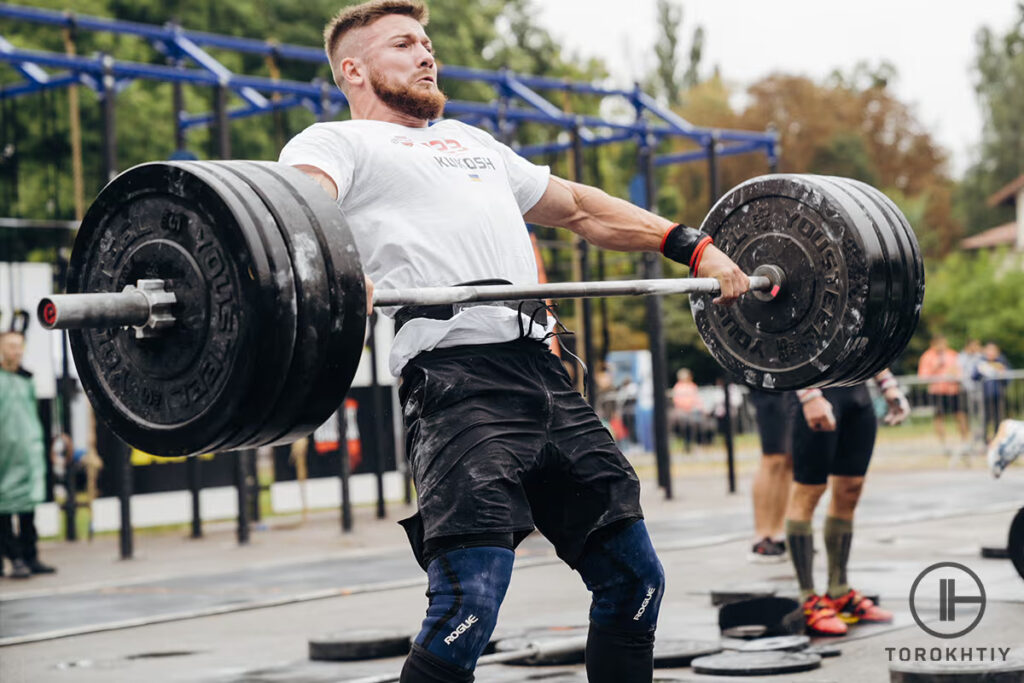 Weightlifting outside