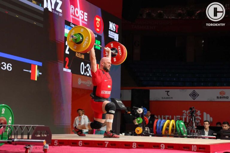 2024 IWF Asian Championships: Ruslan Nurudinov won Gold in The Men’s 109 kg Event