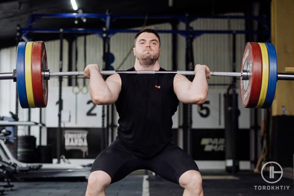 Doing Front Squat