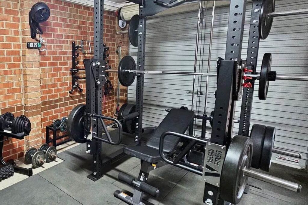 Olympic lifting home setup