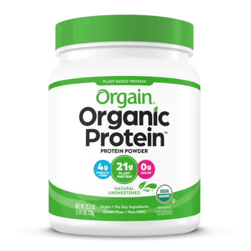 Orgain Organic Unflavored Vegan Protein Powder