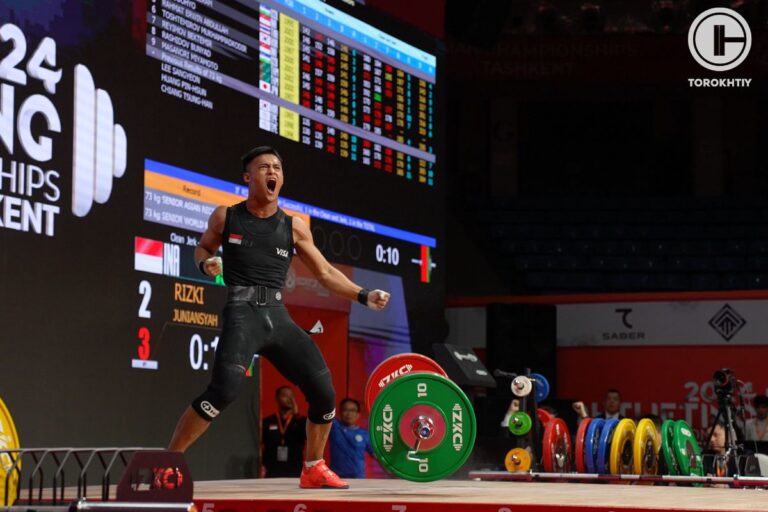 2024 IWF Asian Championships: Rizki Juniansyah got the Silver Medal in the 73 kg Men’s Event