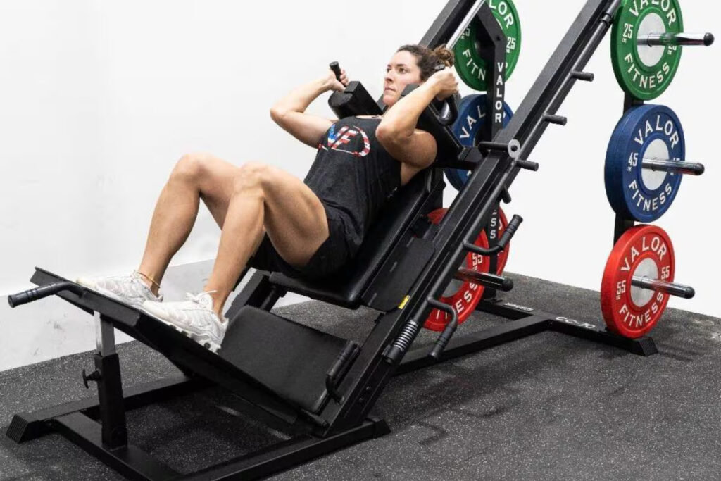 using a leg press