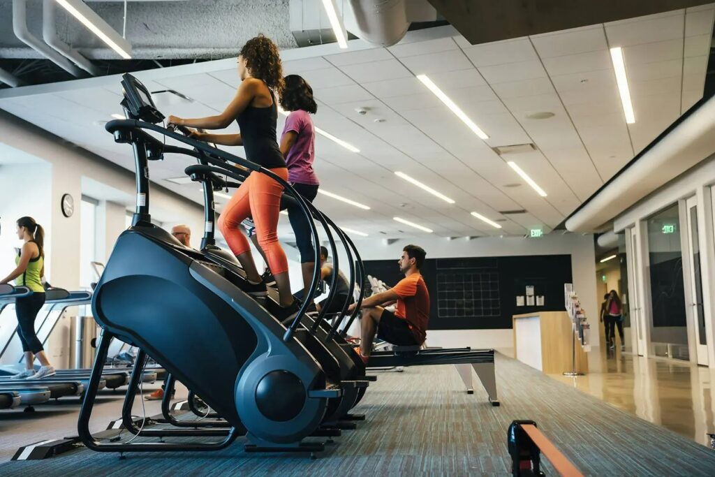 Stairmasters in The Gym