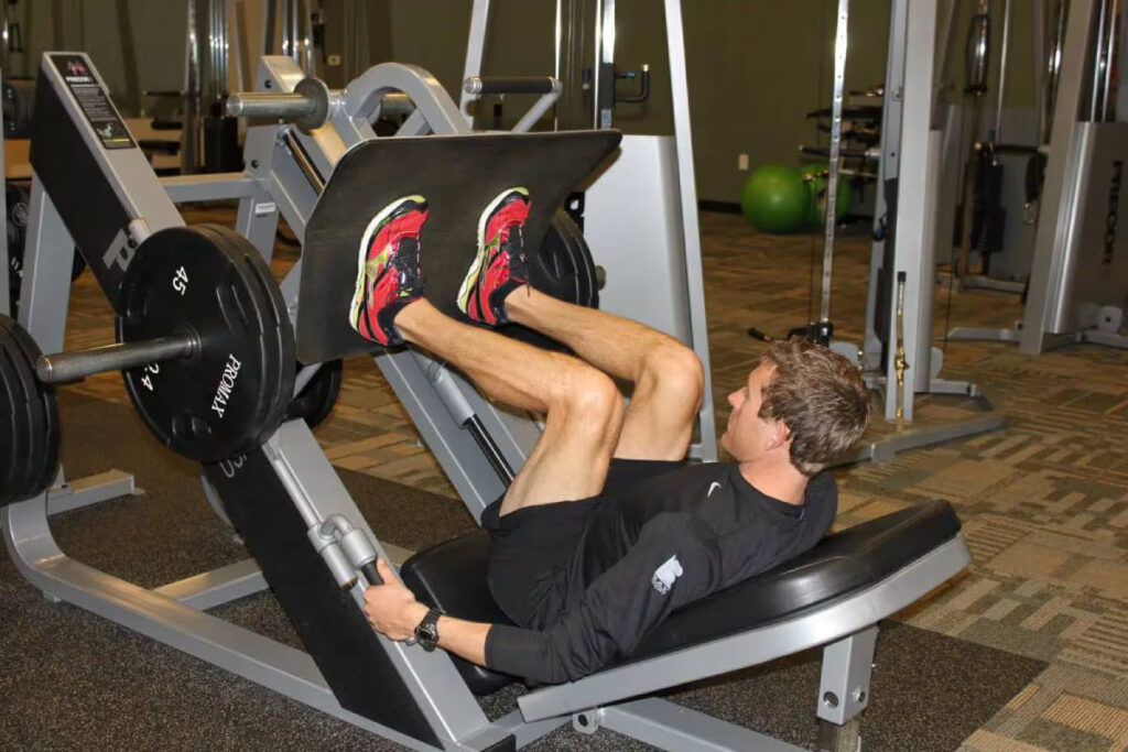 leg press training