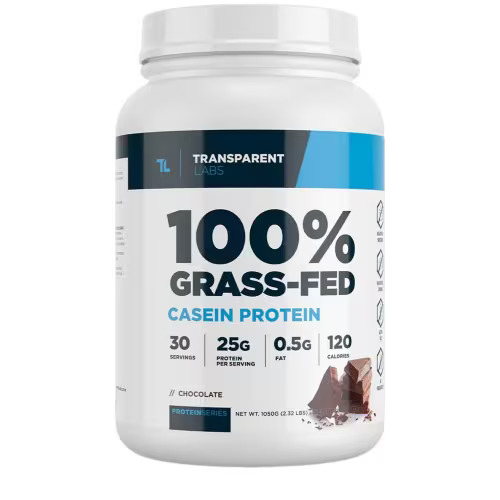 transparent labs grass fed casein protein