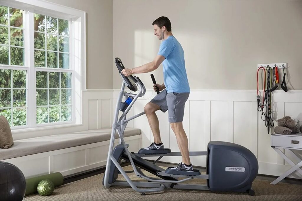 Performing Elliptical Machine at Home