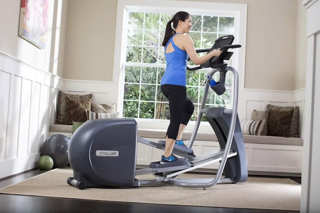 Performing Elliptical Machine by Women