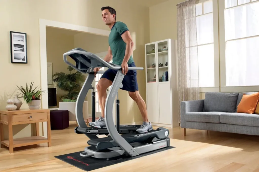 using treadclimber at home