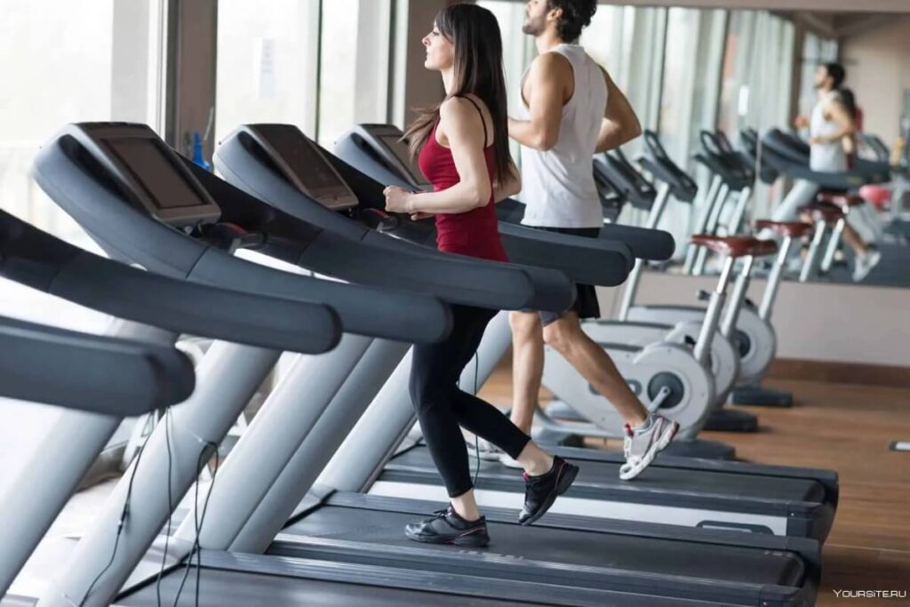 Treadmills in the Gym