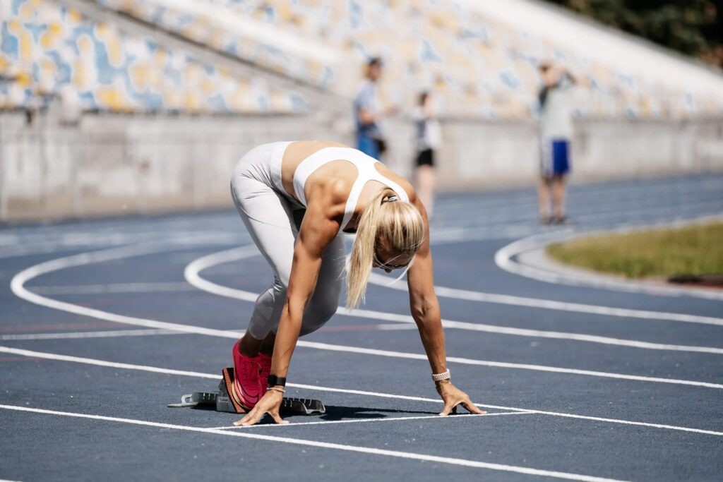 Viktoria before running