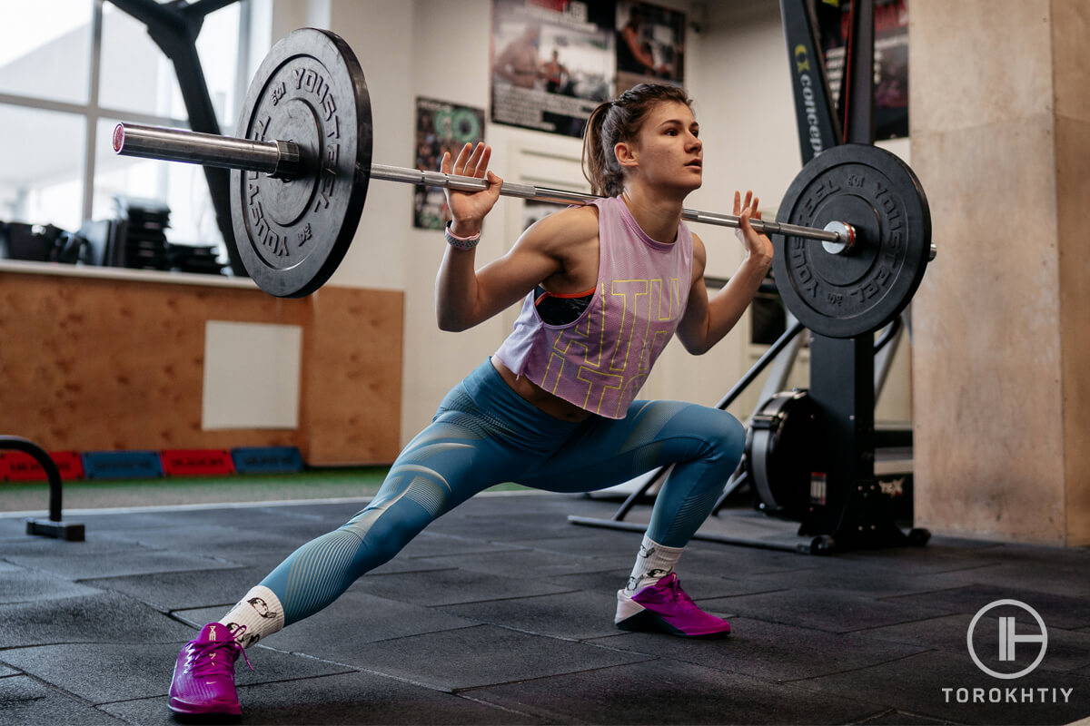 Barbells with plates