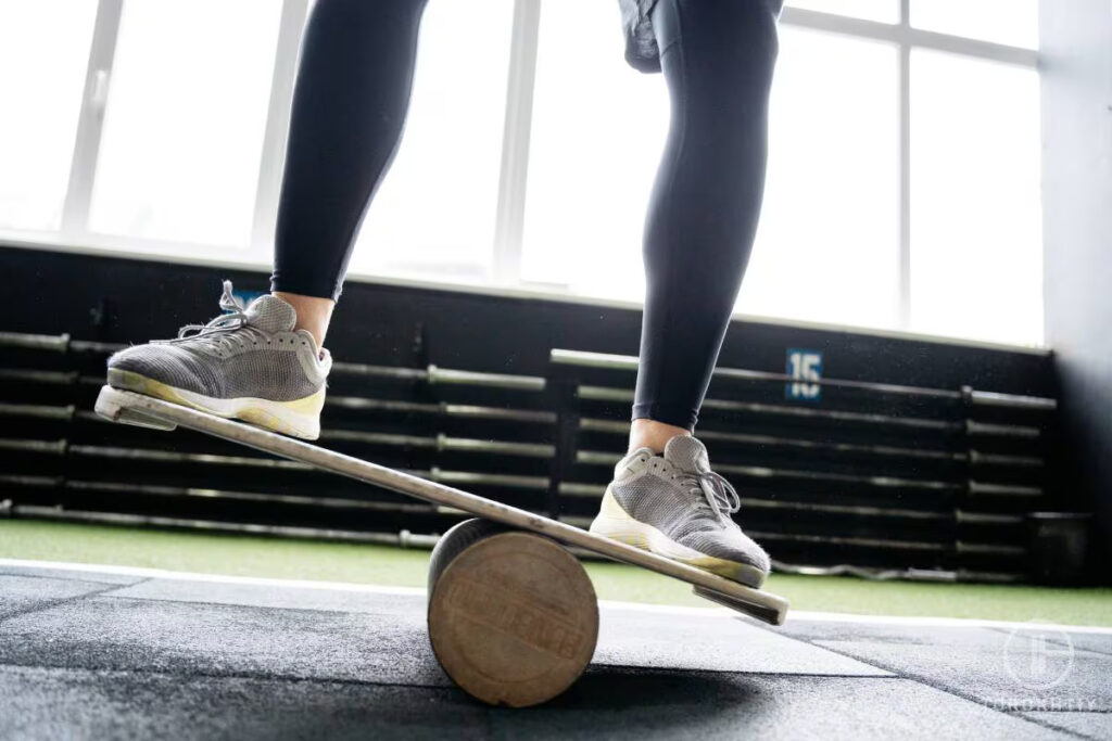 exercises on balance board